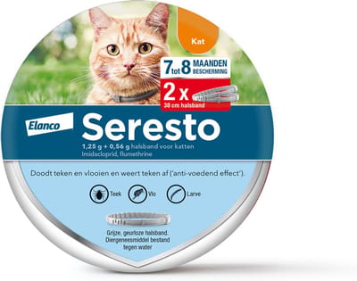 Seresto Teken- En Vlooienband Kat 38 cm - Anti tekenmiddel - 2