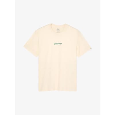 Quiksilver Evo Rays T-shirt Met Korte Mouwen Beige,Wit M Man