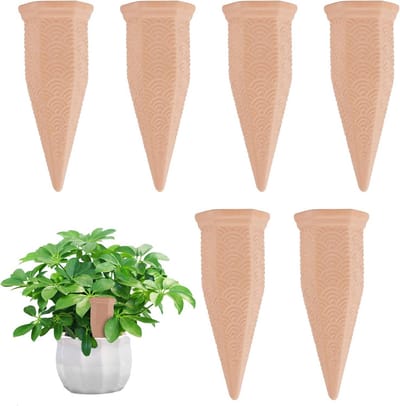 Klei Gieter Spikes - Automatische Dispenser voor Kamerplanten en Potten - Set van 6