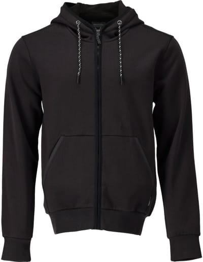 Mascot Customized Capuchontrui met rits 22486-378 - Zwart - 2XL