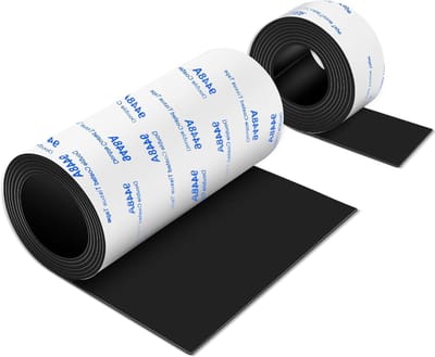 Antislip Meubelpads - Rubberen Tape - Meubels Stabiliseren - Extra Sterke Lijm - 2 Rollen - Zwart