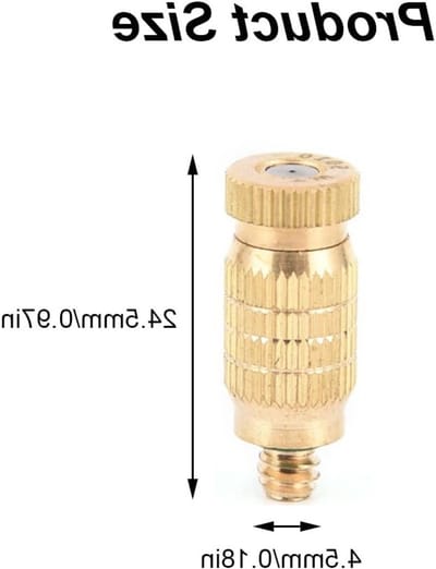 Misting nozzles 10 stuks - 0.3mm hoge druk - anti-druppel spraykop - fijne mist voor optimale koeling - ShopVlot