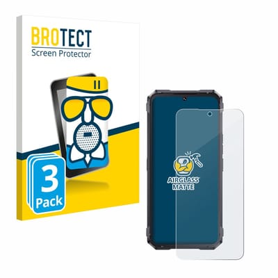 BROTECT - Screenprotector voor Cubot King Kong 11 - Folie Beschermfolie Beschermglas matte 3 Stuks