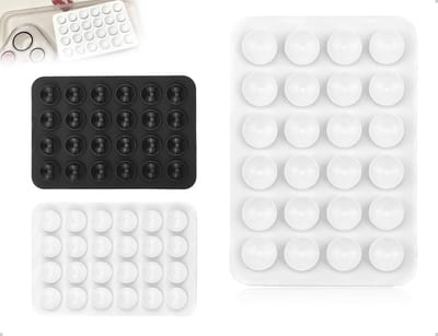 Suction Cups voor Telefoon, Silicone Noppen Telefoonhouder, Duurzame Antislip Zuignappen voor Glad oppervlak, Geschikt voor Smartphone en Accessoires