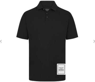 Aston Martin Polo Formule 1 - zwart XL - F1 Men's Logo Polo Shirt - Black XL