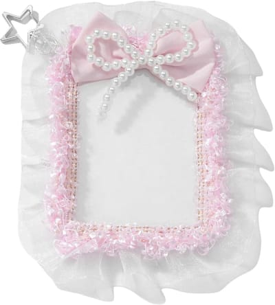 Fotokaart Houder - Sleutelhanger Beschermhoes - Kaarten Opbergen - Met Decoratieve Hanger - N.v.t. - A