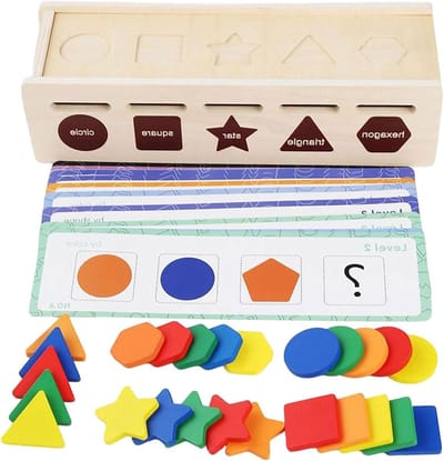 Kleuren Sorteerspel - Educatief Houten Spel - Vroeg Leren - Cognitieve Ontwikkeling - 30 cm - Multicolor
