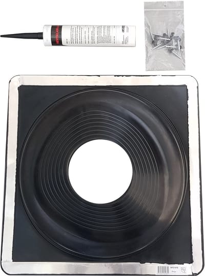 EPDM dakdoorvoer 0-45° ø 95-195 mm tot 135°C zwart