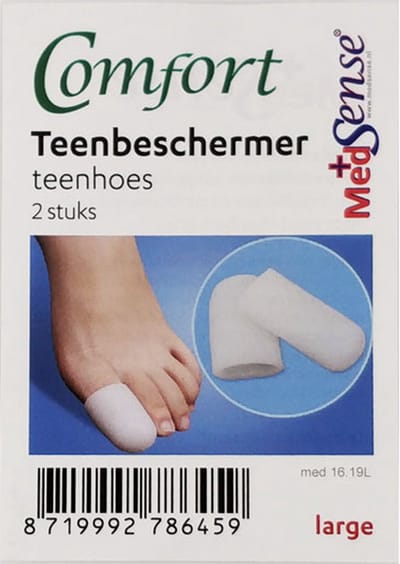 Teen beschermhoes - grote teen- Medsense comfort 2st- Large