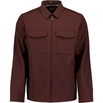 No Excess Overshirt full zipper stretch sedoc earth