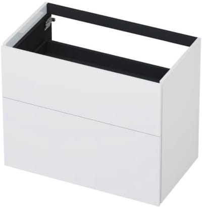 INK - Onderkast 2 Laden Push To Open 65cm Gelakt - 800x450x650 Mm - Hoogglans Wit