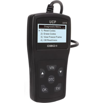 Scanner OBD2 Lecteur de codes défaut moteur Outil de diagnostic de voiture multifonctionnel Certifié CE pour Auto white