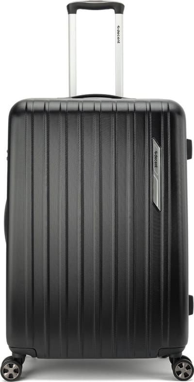 Decent PARADISO Grote koffer 76x45x30 – Grote maat trolley - Lichtgewicht koffer - Reiskoffer - Veilig TSA Cijferslot – Zwart