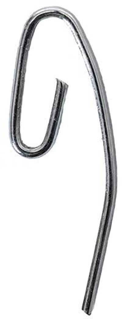 Slakkenklemmen - Gordijnklemmen - Gordijnen Ophangen - Verzinkt Staal - 100 stuks - Zilver