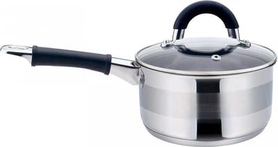 Kinghoff 1256 - steelpan met deksel - Ø18 cm - rvs - 2,1 liter