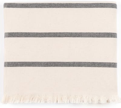 Torres Novas 1845 Strandlaken Boa-Nova, Zwart - 70 x 130 cm - 100% Katoen