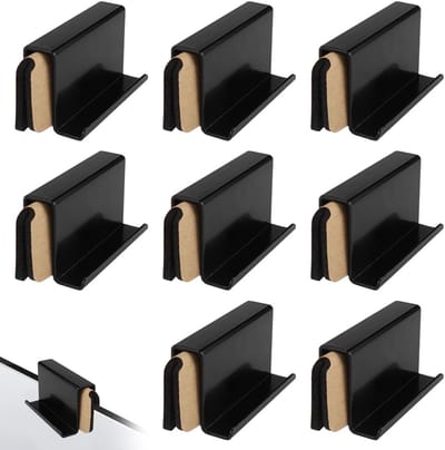 Verstevigde Glazen Deurgrepen met Antislip Schuim, Ideaal voor 4-6 mm Dikke Glazen Deuren, Perfecte Trekgrepen voor Diverse Toepassingen