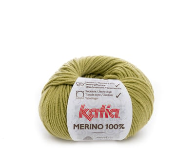Katia Concept Merino 100% - 29 pistachegroen - Wol Garen