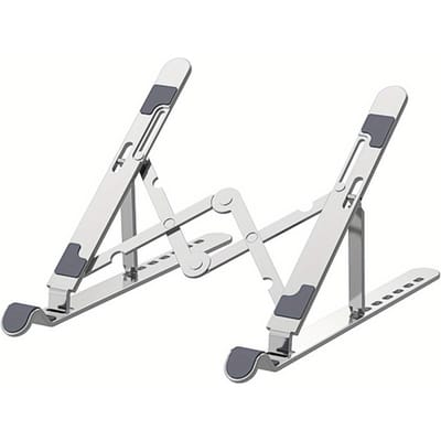 Support pliable pour ordinateur portable de 11 à 17 pouces, support de refroidissement pour ordinateur portable 10-13IN white