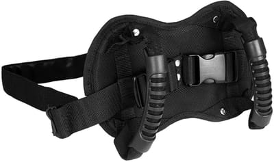 Dailygoods- Rugleuning Motorfiets - Verstelbare Veiligheidsgordel - Antislip Handvat - Lichtgewicht Oxford-doek - Duurzaam en Ademend - Voor Passagiers - Passagiersgordel