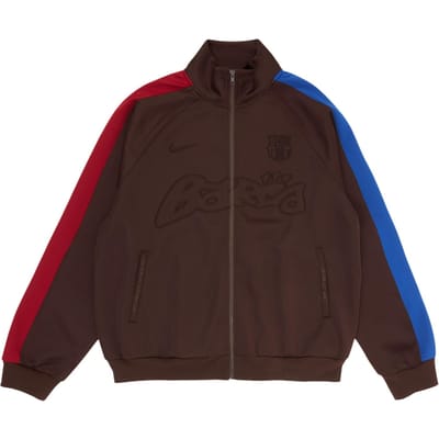 Nike FC Barcelona x Cactus Jack Retro Zip Anthem Jacket Bruin Unisex Bovenkleding FQCJ-WNJ01 M black