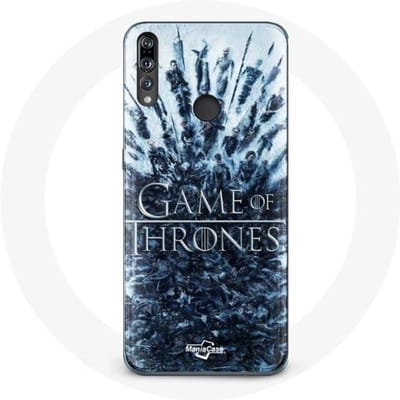 Coque pour Huawei P30 Lite Game of Thrones saison 8 Episode 1 Le Trône de Fer Personnages logo Gris
