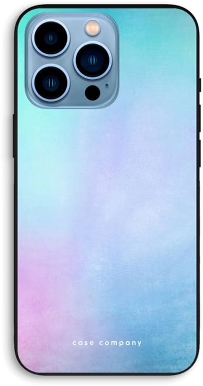 Case Company® - Hoesje geschikt voor iPhone 13 Pro Max hoesje - Mist pastel - Biologisch Afbreekbaar Telefoonhoesje - Bescherming alle Kanten en Schermrand
