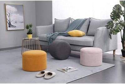 Opvouwbare Ligstoel - Voetenbank Kruk - Buiten Ontspannen - Hoge Rebound Vulling - 40 x 26 cm - Groen
