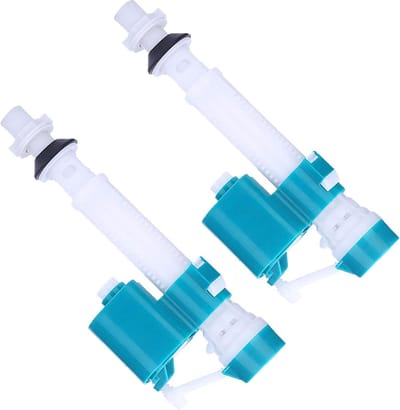 Toilet Vulventiel - Toilet Reparatie - Toiletreservoir Vullen - Stille Waterbesparing - 21-30cm Verstelbaar - Grijs