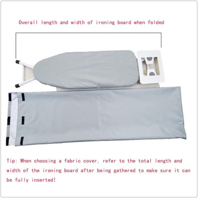Huishoudelijke Opvouwbare Strijkplank Stofkap Opbergtas Stofkap Waterdichte Zonwerende Stoffen Hoes (Size : 150cm*45cm)