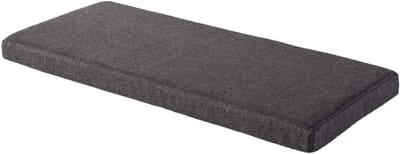 Bank Kussen - Zitkussen Tuinbank - Buiten Zitten - Hoge Veerkracht Schuim - 100x50x5cm - Donkergrijs