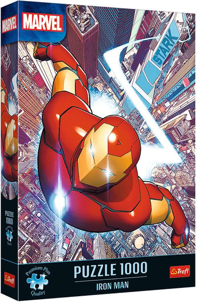 Trefl puzzel 1000 stukjes - Iron Man Marvel Heroes Premium Plus.