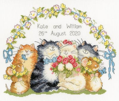 Bothy Threads borduurpakket the purrrfect day XMS17 telpatroon