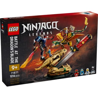 LEGO NINJAGO Strijd bij het Drakenzwaard Bouwpakket voor Kinderen en Kinderkamer Decoratie 71871