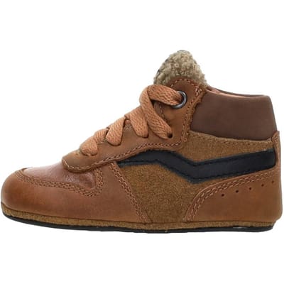 KEQ Jongens Baby schoentjes Jongens Baby schoentjes - Cognac - Maat 20