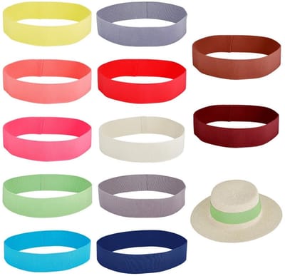 Dailygoody - Rekbare Hoedband Linten - Cowboyhoed Decoratie - 40 mm Breed - Strohoed Accessoires - Perfect voor Mannen en Vrouwen