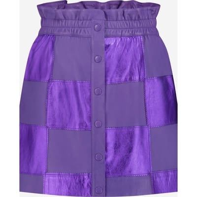 Ibana Sarida Metallic Violet Size: 34 | Mini Skirts Outlet | Dames | Paars