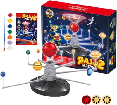 Zonnestelsel Projectbouwpakket - 3D Planeetmodel - Educatief Leren - LED Projectiesysteem - 32 x 40 cm - Niet gespecificeerd