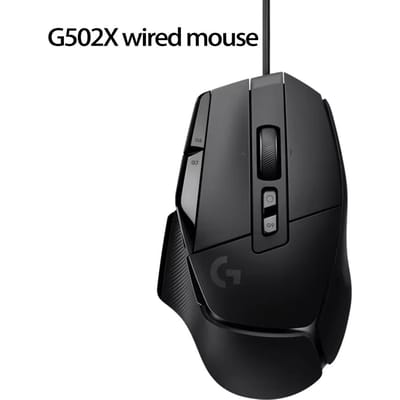 Logitech G502 X PLUS Lightspeed Gamingmuis RGB Vloeiend Lichteffect Hero25K Sensor zwart