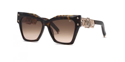 Philipp Plein SPP175S Avana scura lucida 57/16/140 WOMAN Zonnebrillen