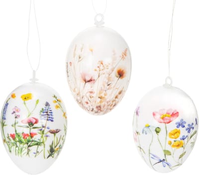 Paaseieren met lente- en bloemmotieven, hoogwaardige paasdecoratie, 6