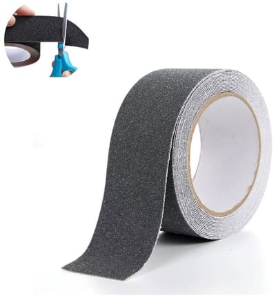 Antisliptape - Anti Sliptape - 10M - 25mm - Antislip Trap Strip - Zelfklevende Tape - Waterproof - Super Plakkerig - grijs - Antislip Plakband - Klustape - Antislip Lijm - Anti-Slip Strip - Binnen/Buiten - Antislip Tape Voor Trap, Vloer, Drempel