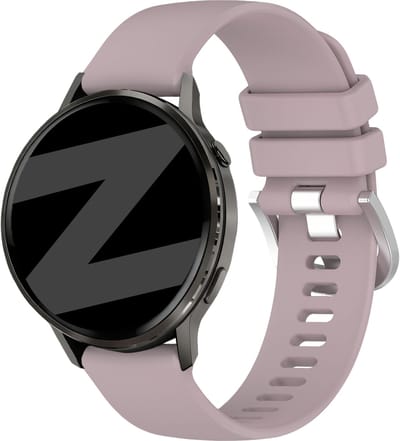 Bandz Siliconen 'Classic' bandje geschikt voor Garmin Vivoactive 4s / Vivomove 3s / Venu 4 - 41mm / Venu 3s / Venu 2s / Forerunner 265s / Forerunner 255s - Lavendel