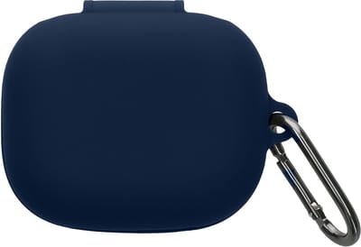 kwmobile cover voor oordopjes case - geschikt voor Anker Soundcore AeroFit 2 - Trendy beschermhoes draadloze oordopjes in donkerblauw