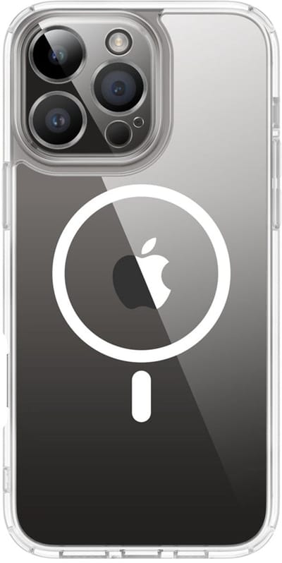 Valenta Doorzichtig Hoesje geschikt voor Apple iPhone 16 Pro Max MagSafe Telefoonhoesje Hardcase | Valenta Trend Backcover | Geschikt voor MagSafe | Geschikt voor Draadloos Opladen met Magnetische Ring | MagSafe Case – Transparant