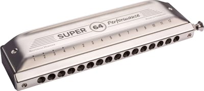 Hohner Super 64 Performance in C - Chromatische mondharmonica - Proffessioneel