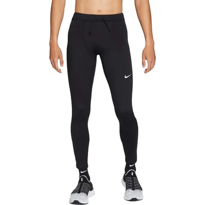 Nike Dri-Fit Challenger Hardlooplegging Heren-Zwart,Zilver