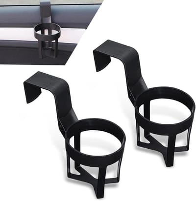 2 Pack Car Cup Holder, Waterdicht Duurzaam Draagbaar Ontwerp, Voertuig Cup Opslag Accessoires, Universele Automotive Cup Mount Vervangingen (Zwart)