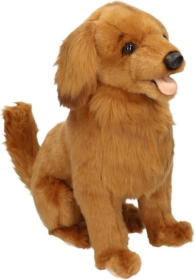 Hansa Pluche Golden Retriever - honden knuffel - 42 cm - huisdieren honden knuffel