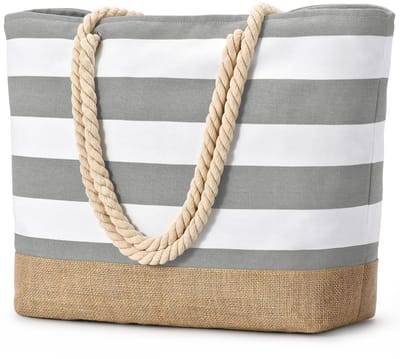 Unyqoos® Ruime Waterdichte Strandtas met Ritssluiting voor Gezinsuitjes en Vakanties
